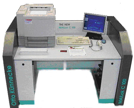 C100 - Stroj za manualno i sigurno pakiranje kreditnih i drugih plastičnih kartica